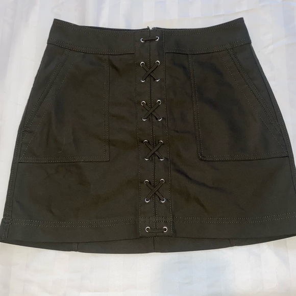 Express Dresses & Skirts - Express Olive Green Mini Skirt